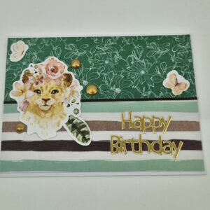 Geburtstagskarte "Löwe"