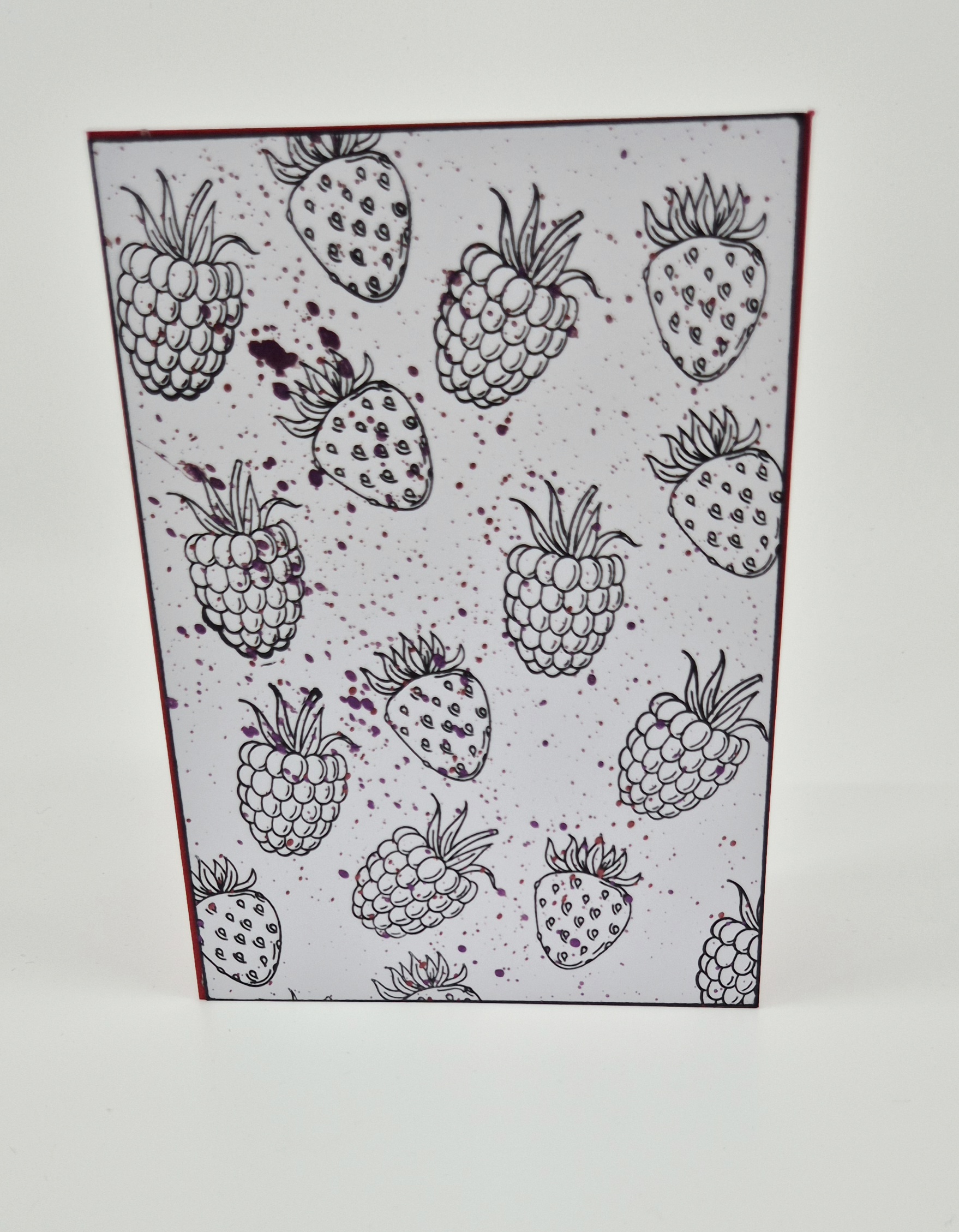 Sommerkarte "Spritzige Beeren"