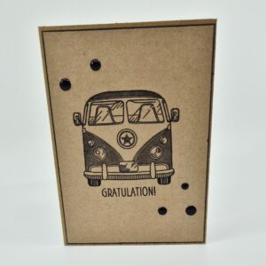 Geburtstagskarte Bus