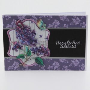 Trauerkarte "Herzliches Beileid"