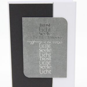 Trauerkarte Kreuz