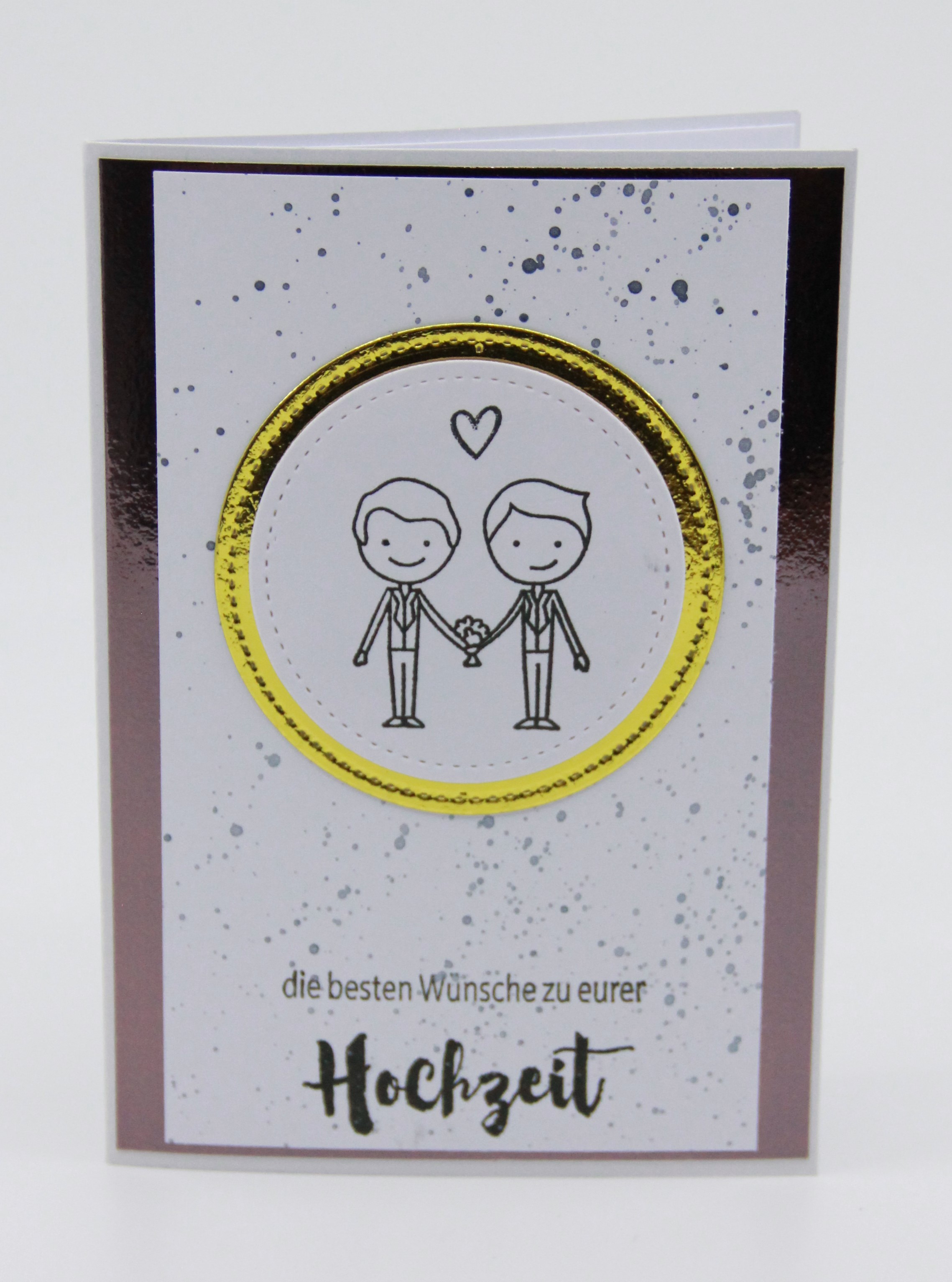 Hochzeitskarte Männer