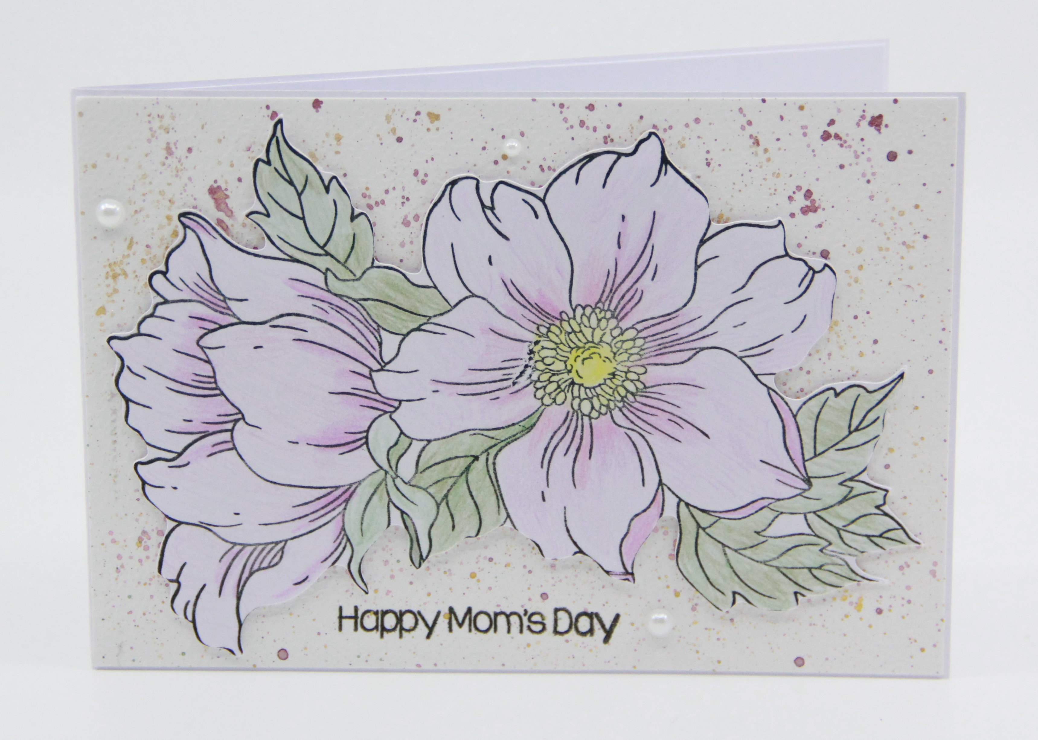 Muttertagskarte "Happy Mom's Day"