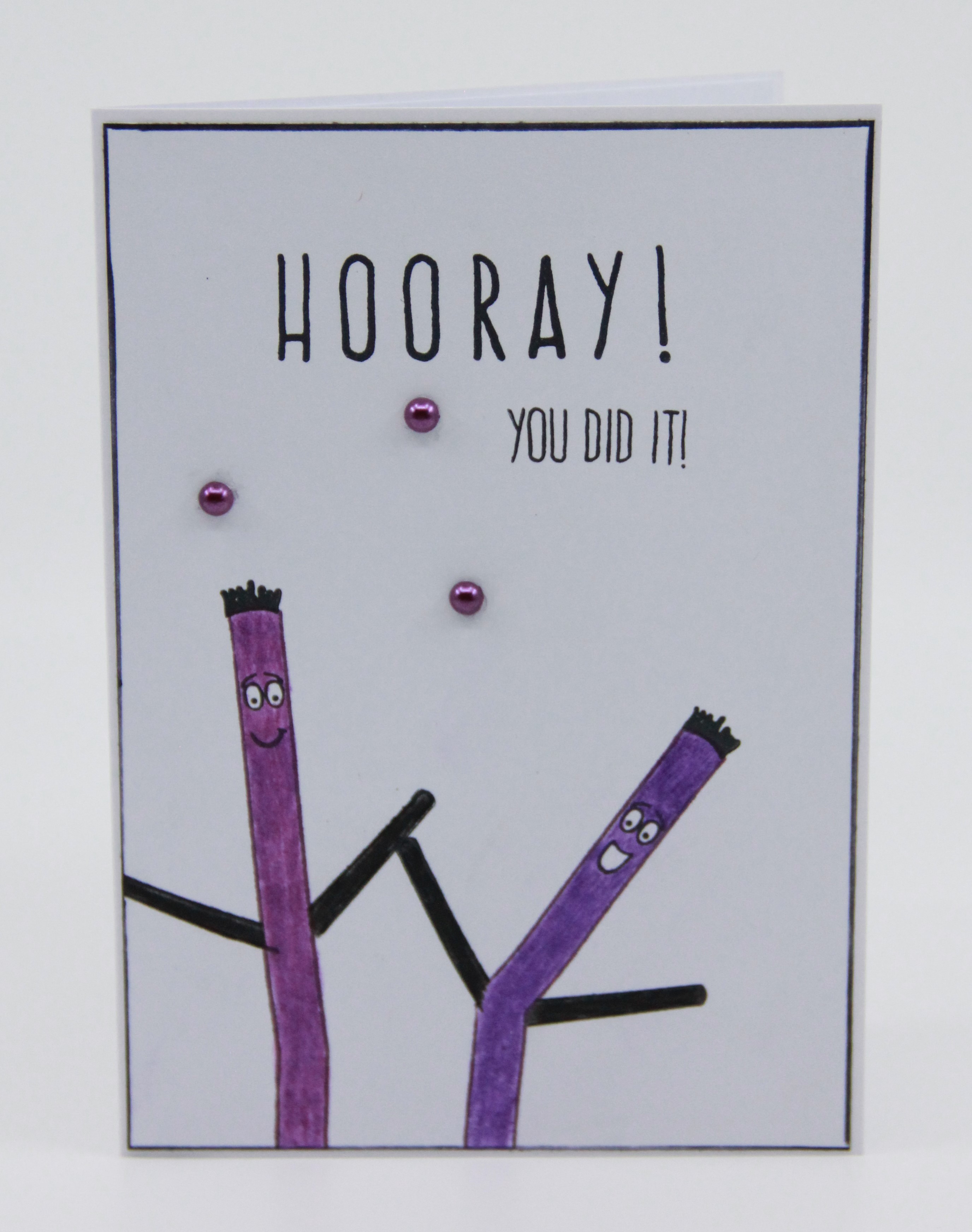 Karte "Hooray!"