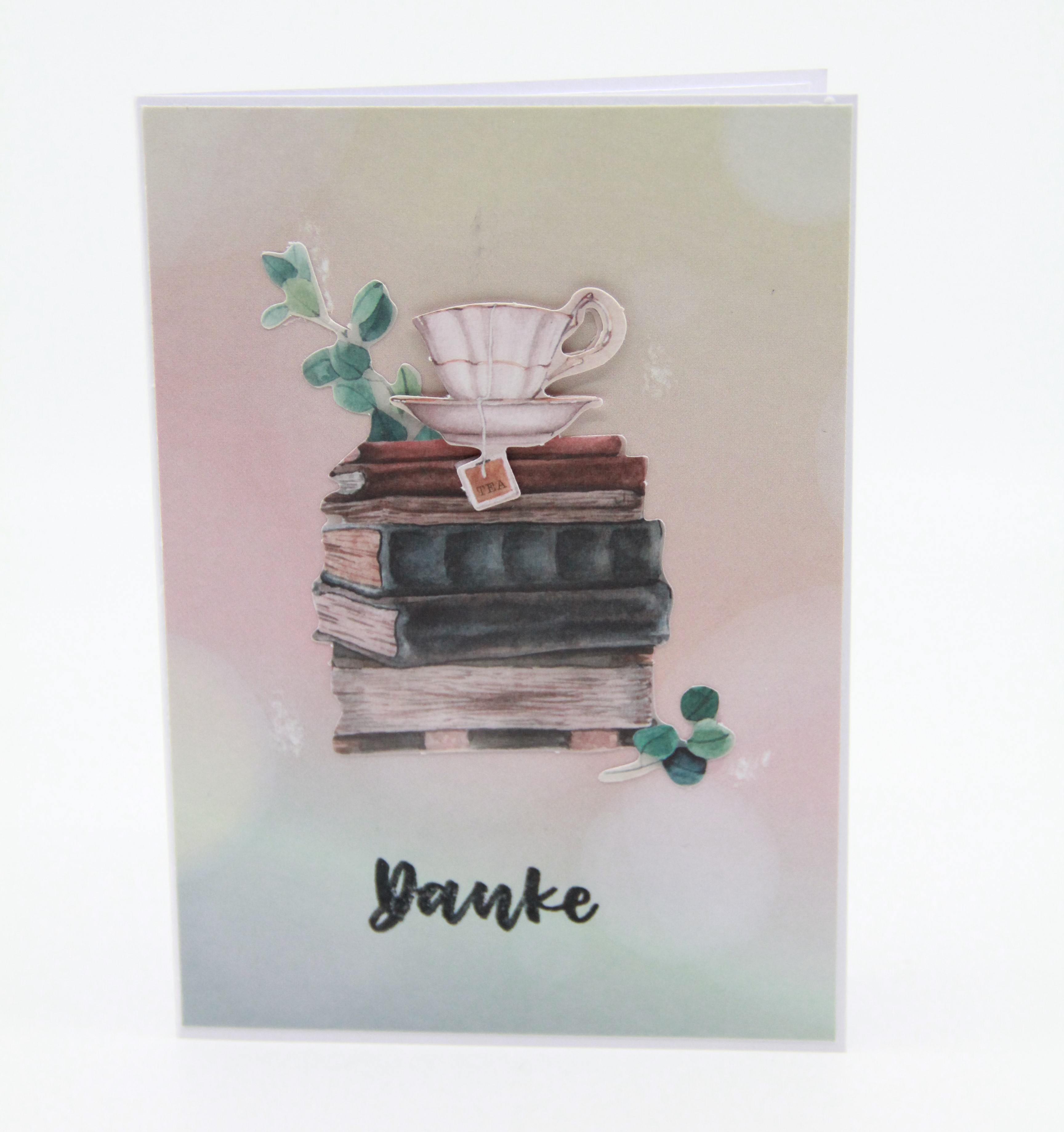 Dankeskarte "Bücher"