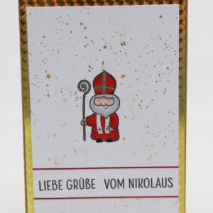 Weihnachtskarte "Grüsse vom Nikolaus"