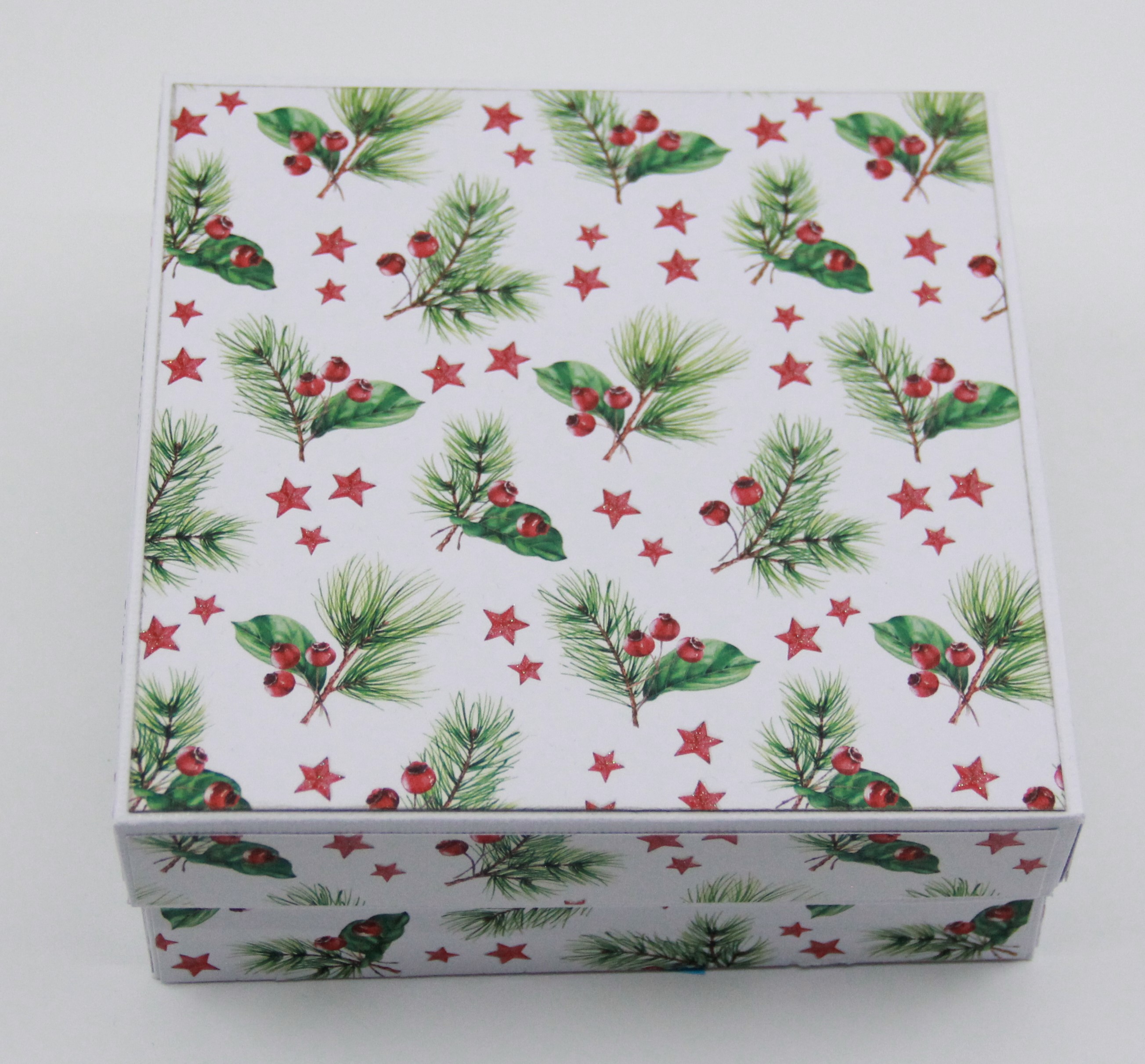 Geschenkbox Weihnachtszweige