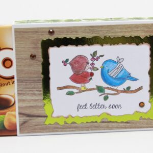 Toffifeeverpackung "Feel better soon"