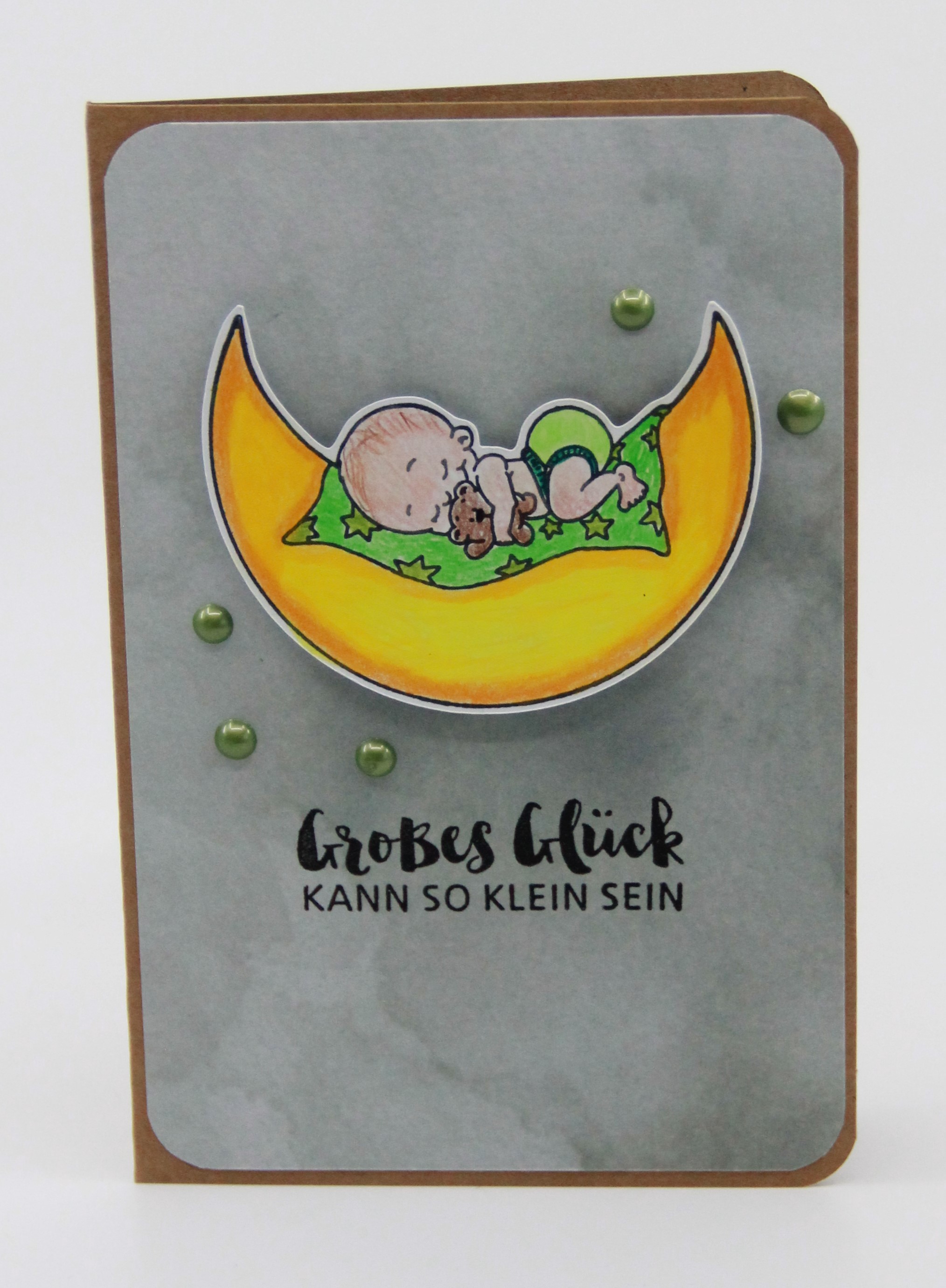 Babykarte "Grosses Glück"