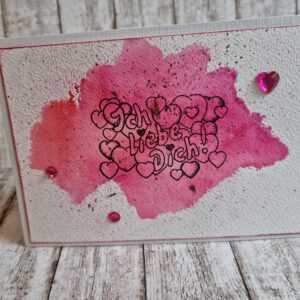 Karte "Ich liebe Dich"
