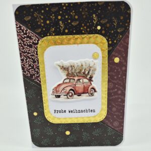 Weihnachtskarte "Auto"
