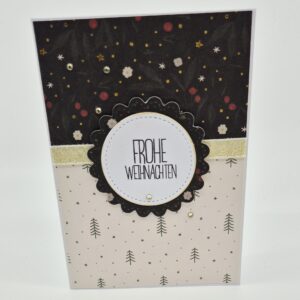 Weihnachtskarte "Frohe Weihnachten"