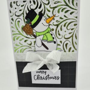 Weihnachtskarte "Schneemann"