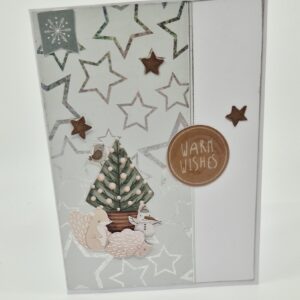 Weihnachtskarte "Warm wishes"