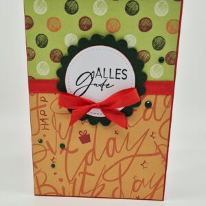 Geburtstagskarte "Alles Gute"