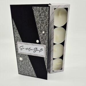 Karte mit Kerzen "Stiller Gruss"