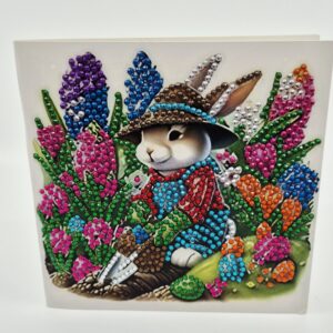 Osterkarte DiamantPainting "Hase"