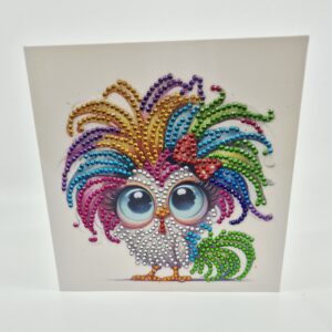 Karte DiamantPainting "Vogel"