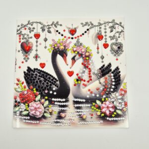 Karte DiamantPainting "Schwan"