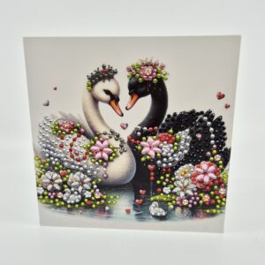 Karte DiamantPainting "Schwan"