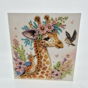 Karte DiamantPainting "Giraffe"