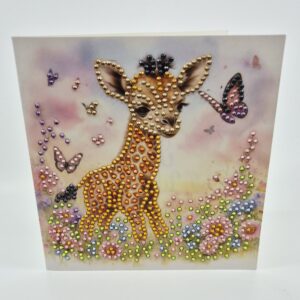 Karte DiamantPainting "Giraffe"