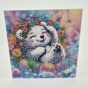 Karte DiamantPainting "Eisbär"