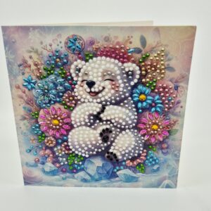 Karte DiamantPainting "Eisbär"
