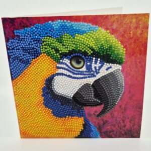 XL Karte DiamantPainting "Papagei"
