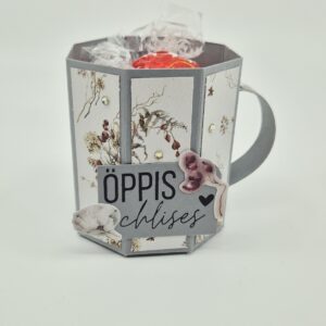 Papiertasse "öppis Chlises"